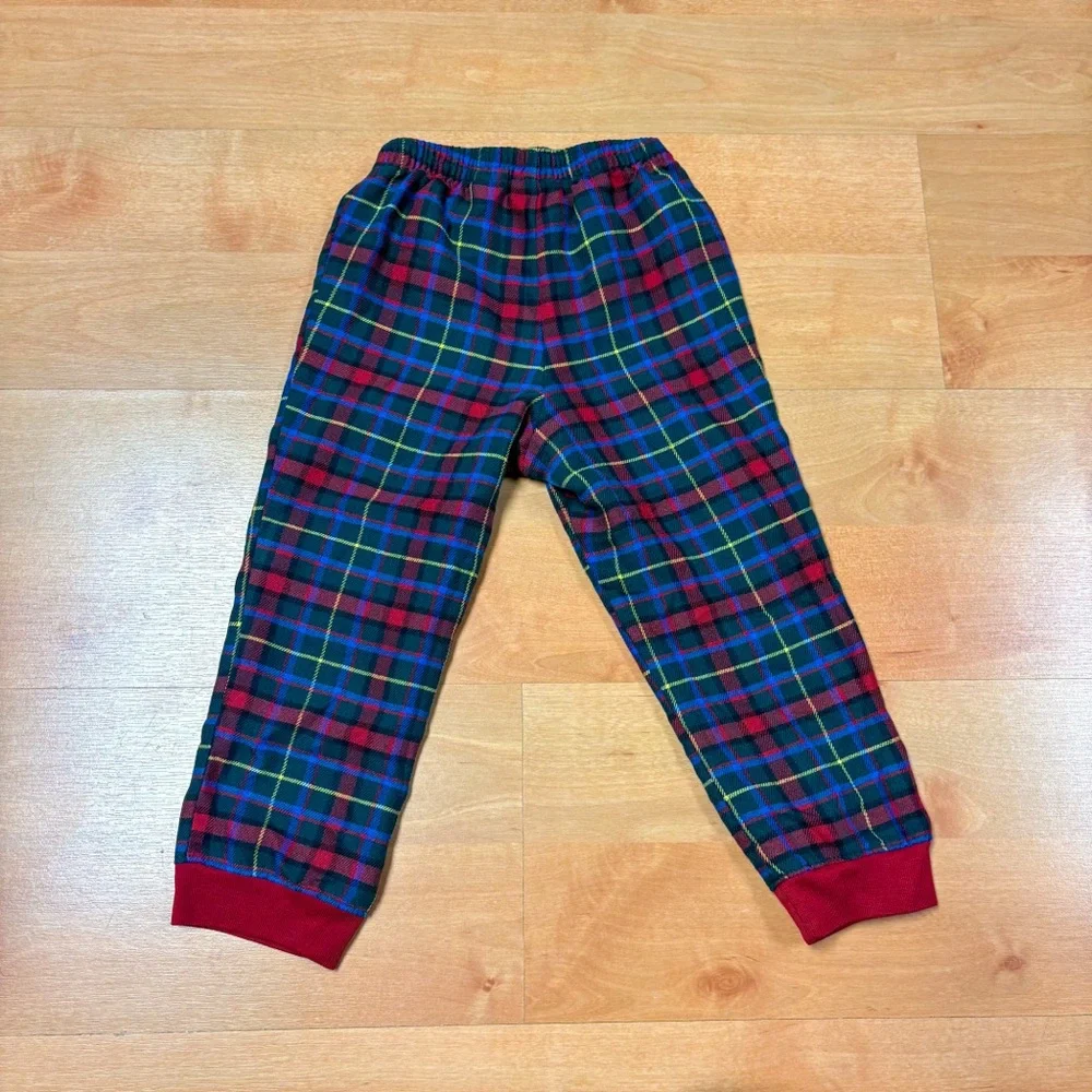 LL Bean 4-Piece Warm Long Sleeve Vintage Style Pajama Sets Bundle Size 4T